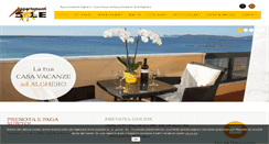 Desktop Screenshot of alghero-appartamentisole.com
